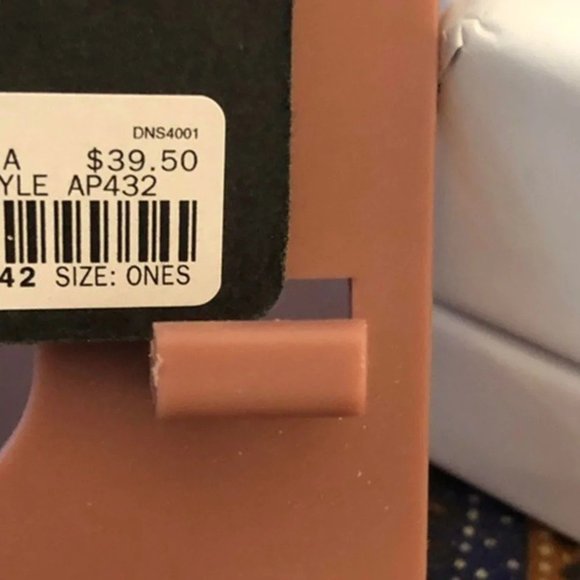 J CREW STUD EARRINGS, BLUE AND WHITE LIKE SEA BEADS SURROUNDING BEAUTIFUL STONE - Picture 2 of 2